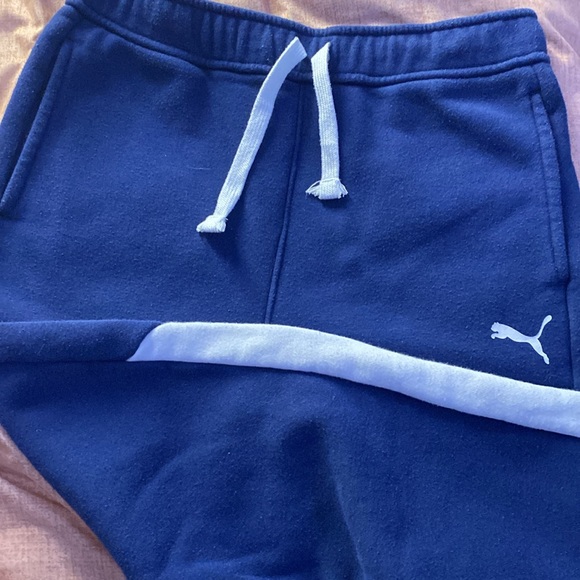 Navy Blue Puma track pants - Picture 3 of 3
